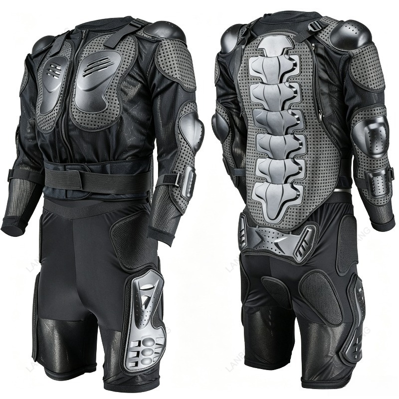 Motorcycle Gear Full Suit - Setelan Jaket dan Celana Pelindung Motor