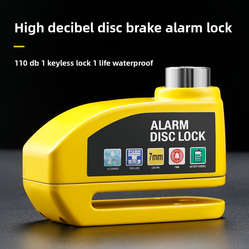 Disc Lock Brake - Alarm Kunci Rem Cakram Sepeda, Kunci
