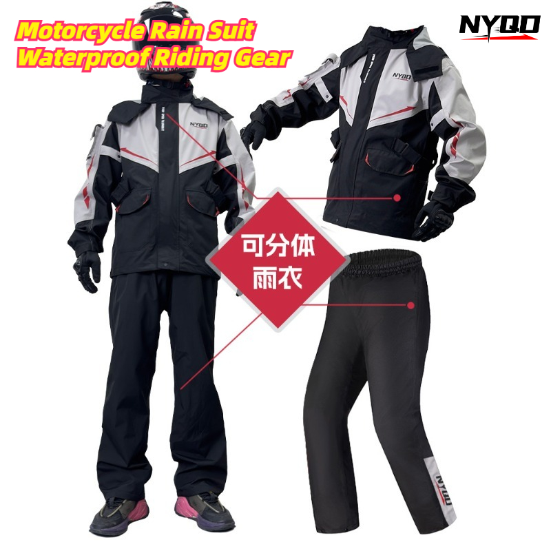 Motorcycle Gear Full Suit - Setelan Jas Hujan Motor Anti Air,