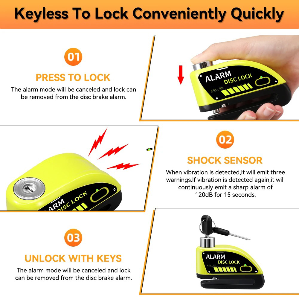 Kunci Motor Extractme dengan A - Disc Lock Brake ulasan dan harga