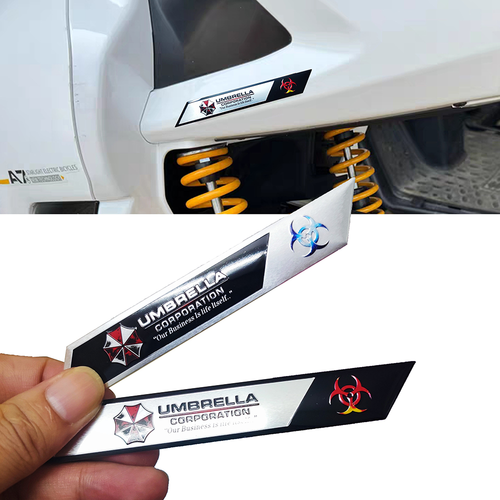 Stiker Mobil Logam 3D Payung,  - Motorcycle Gear Equipment ulasan dan harga