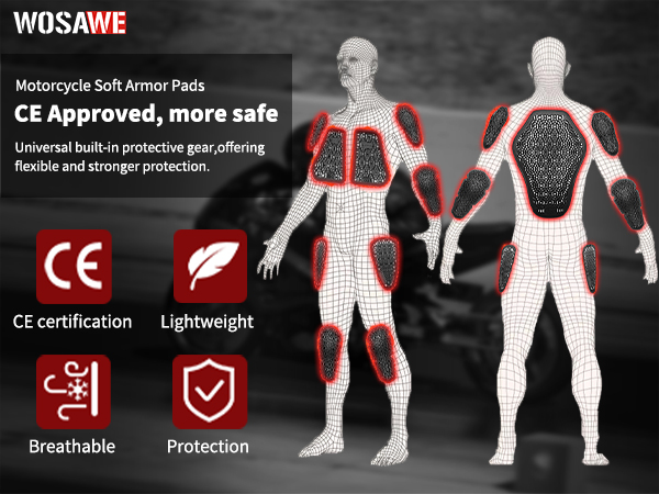 Jaket pelindung pundak lutut s - Motorcycle Gear Protection Levels ulasan dan harga