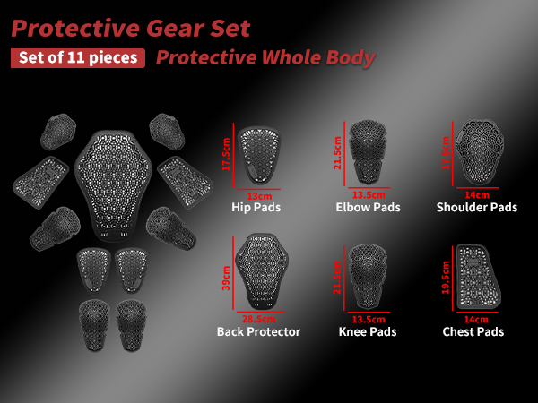 Jaket pelindung pundak lutut s - Motorcycle Gear Protection Levels ulasan dan harga