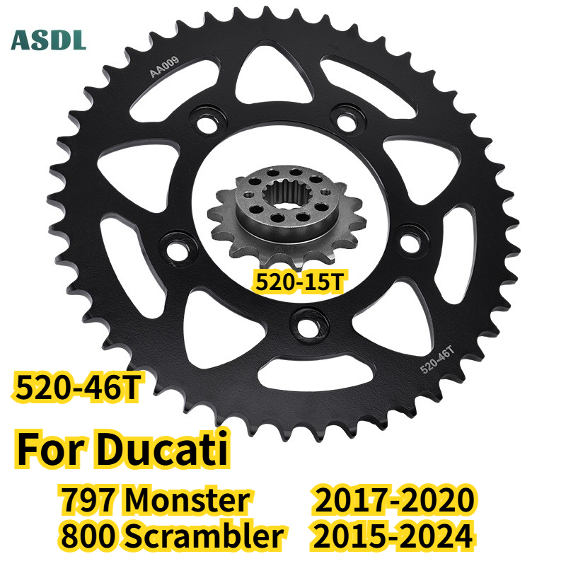 520 46T 15T Sproket Depan Bela - Motorcycle Gear Icon ulasan dan harga