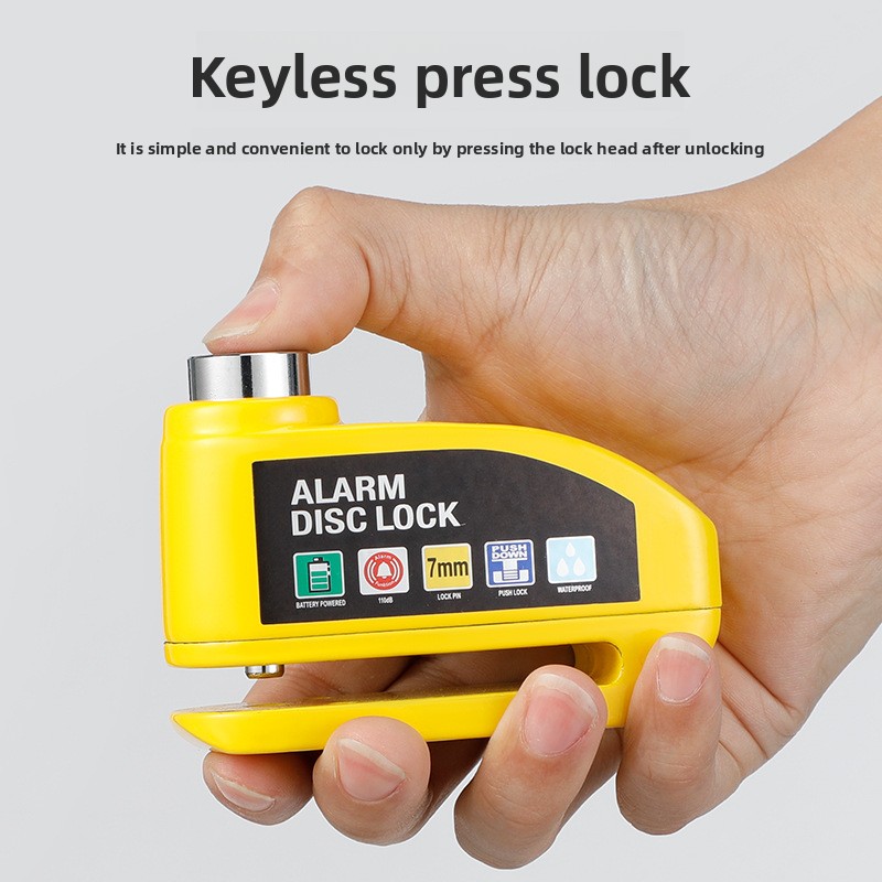 Alarm Kunci Rem Cakram Sepeda, - Disc Lock Brake ulasan dan harga