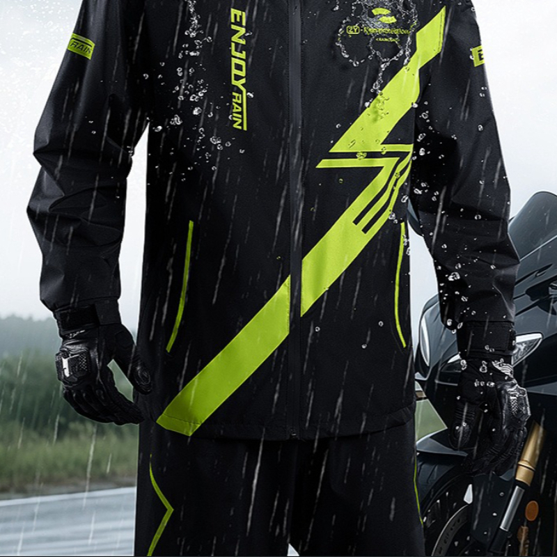 Jas Hujan Tebal dan Celana Huj - Motorcycle Gear Full Suit ulasan dan harga