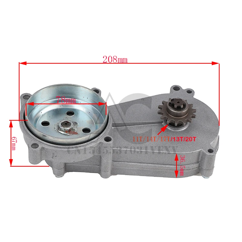 Gearbox T8F dengan kopling coc - Gearbox Motorcycle ulasan dan harga