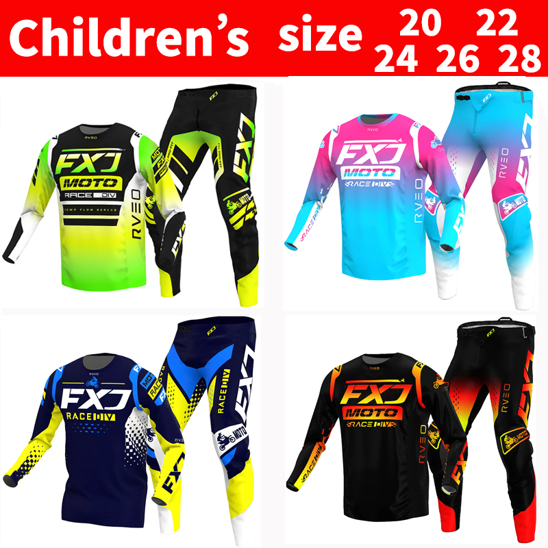 FXJ Jersey dan Celana Motocros - Motorcycle Gear Youth ulasan dan harga