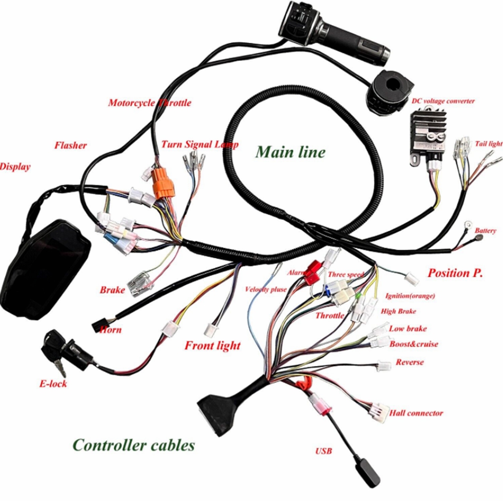 Motor Mid Drive QS 90H 138 400 - Motorcycle Gear Tidy ulasan dan harga