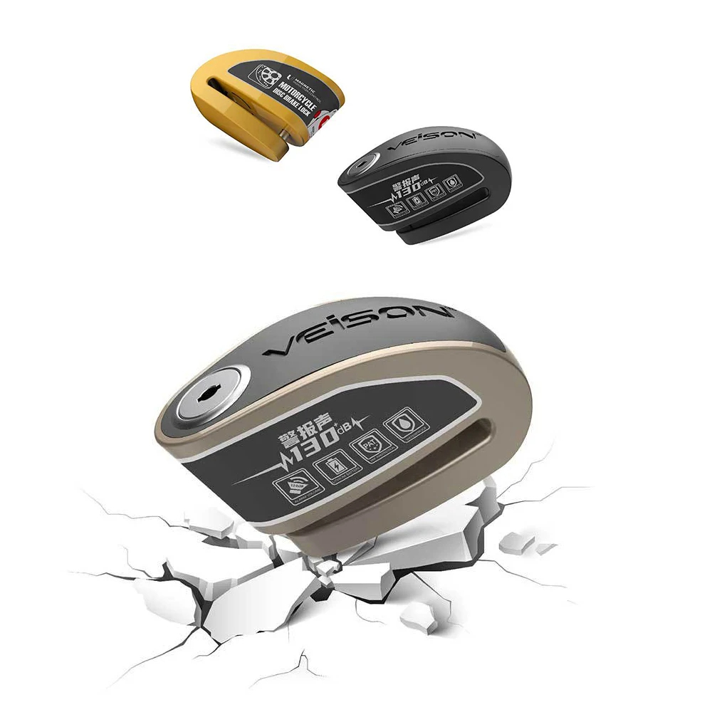 Kunci Alarm sepeda motor tahan - Disc Lock Brake ulasan dan harga